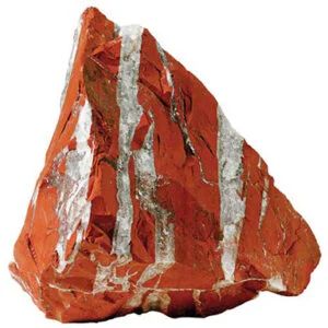 RED STRIPED JASPER 4 PCS RED